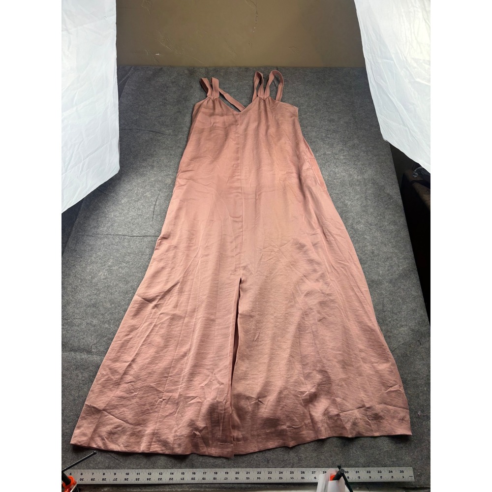 Banana Republic Heritage Collection Pink Satin Multi Strap Maxi Dress Size 4